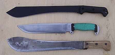 Patrol Machte,
Battle Mistress, Tramontina bolo