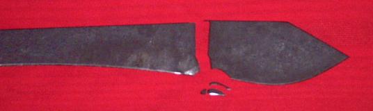 broken patrol
	machete